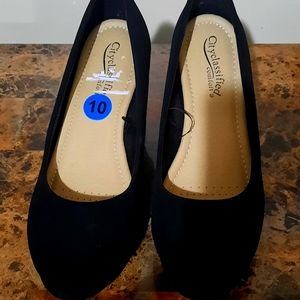 Cityclassified, Size 10, Black Wedge